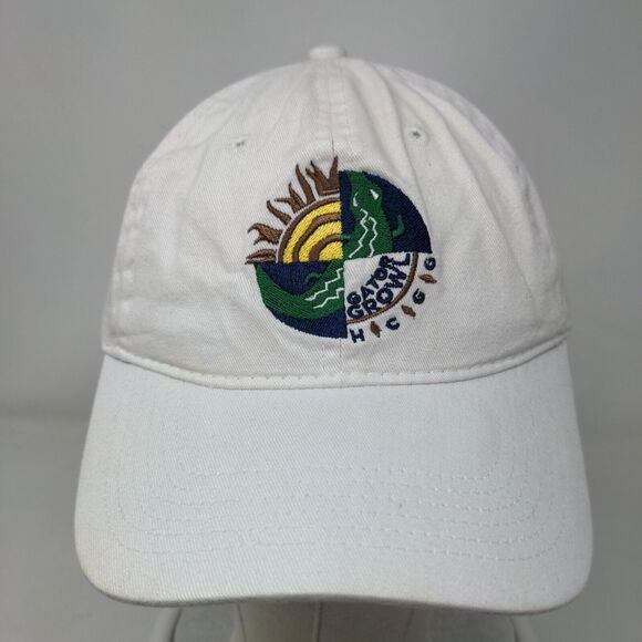 Gator Growl HCGG Slideback Hat White One Size Embroidered Port & Company - Picture 2 of 9